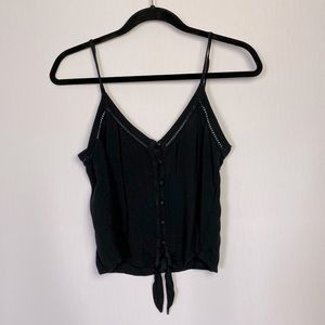 Hollister Crop Top, black, small